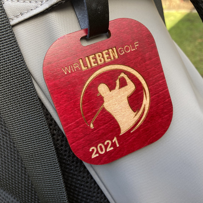 Bagtag »Wir lieben Golf« 2021